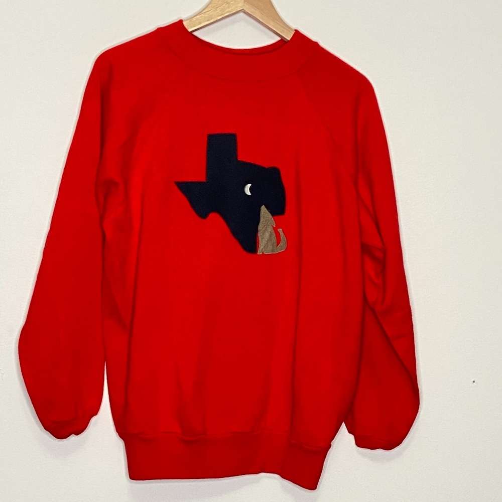 Pannill Red Texas Pullover Sweater